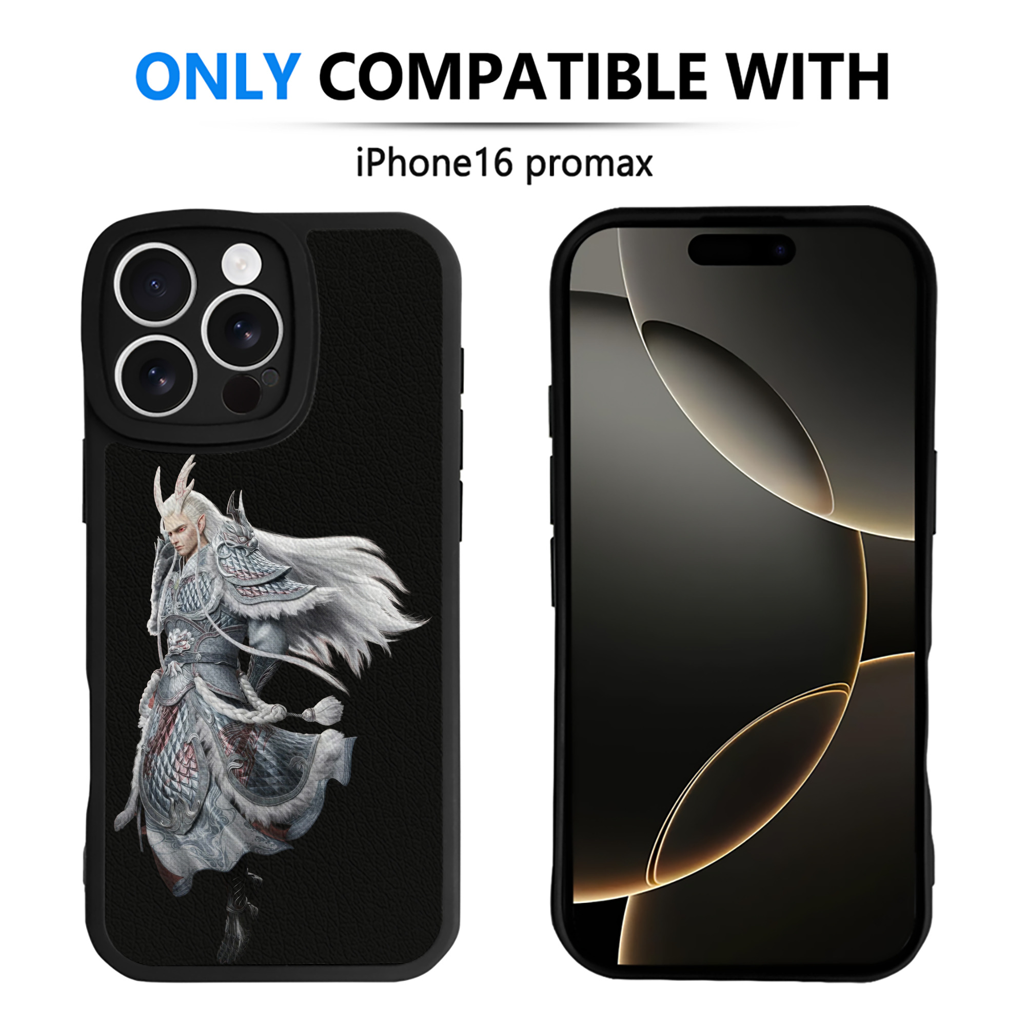 （画像用） Ne Zha 2 ナタ 魔童の大暴れ 【iPhone 16シリーズ対応】シリコンスマホケース（レザー調） 材質：シリコン